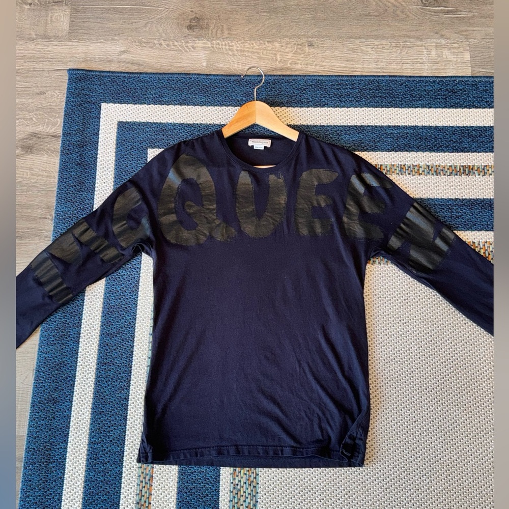 Alexander McQueen Men’s Longsleeve Logo Tshirt